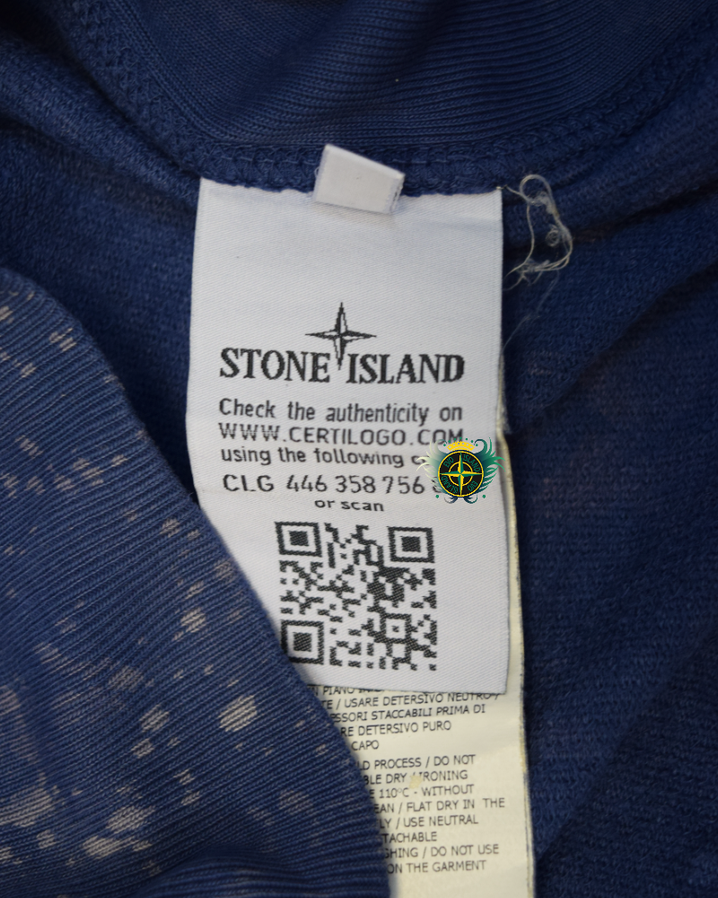 Stone island X Snowbeast Custom lightweight sweater detail view