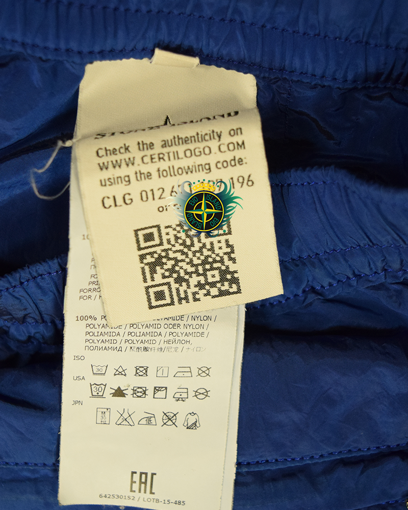 Stone Island X Supreme Nylon Metal Joggers Blue