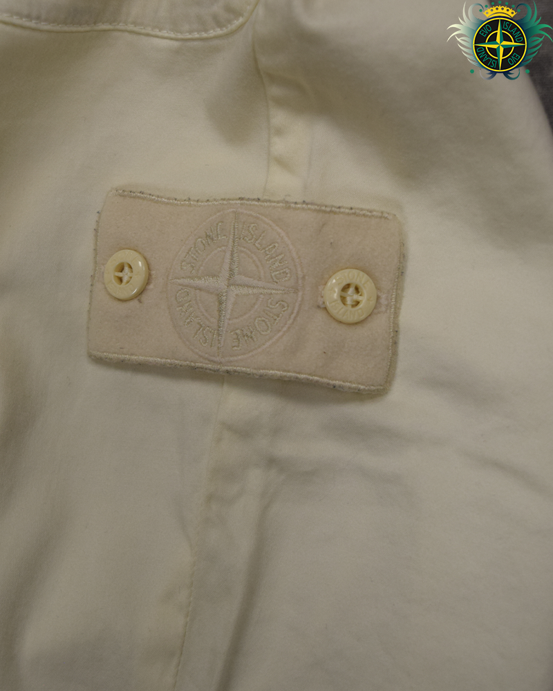 Stone Island Ghost Piece Lightweight Cotton Cargos Cream