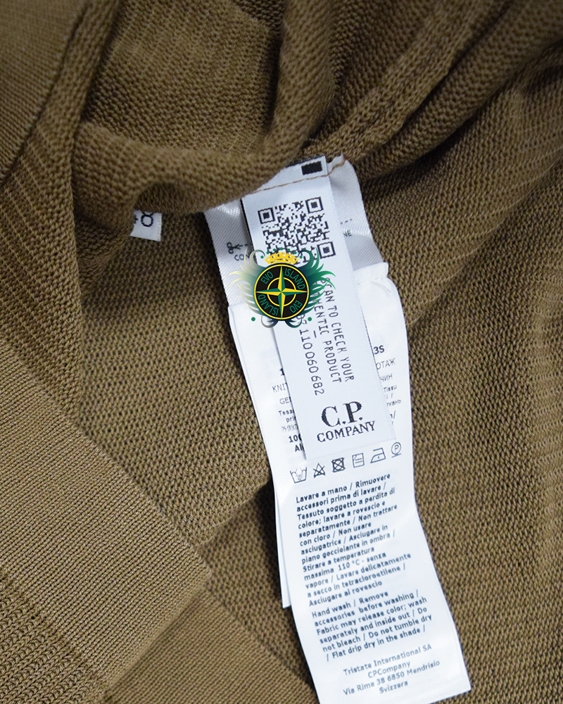C.P Company Crewneck Lightweight Knit Brown