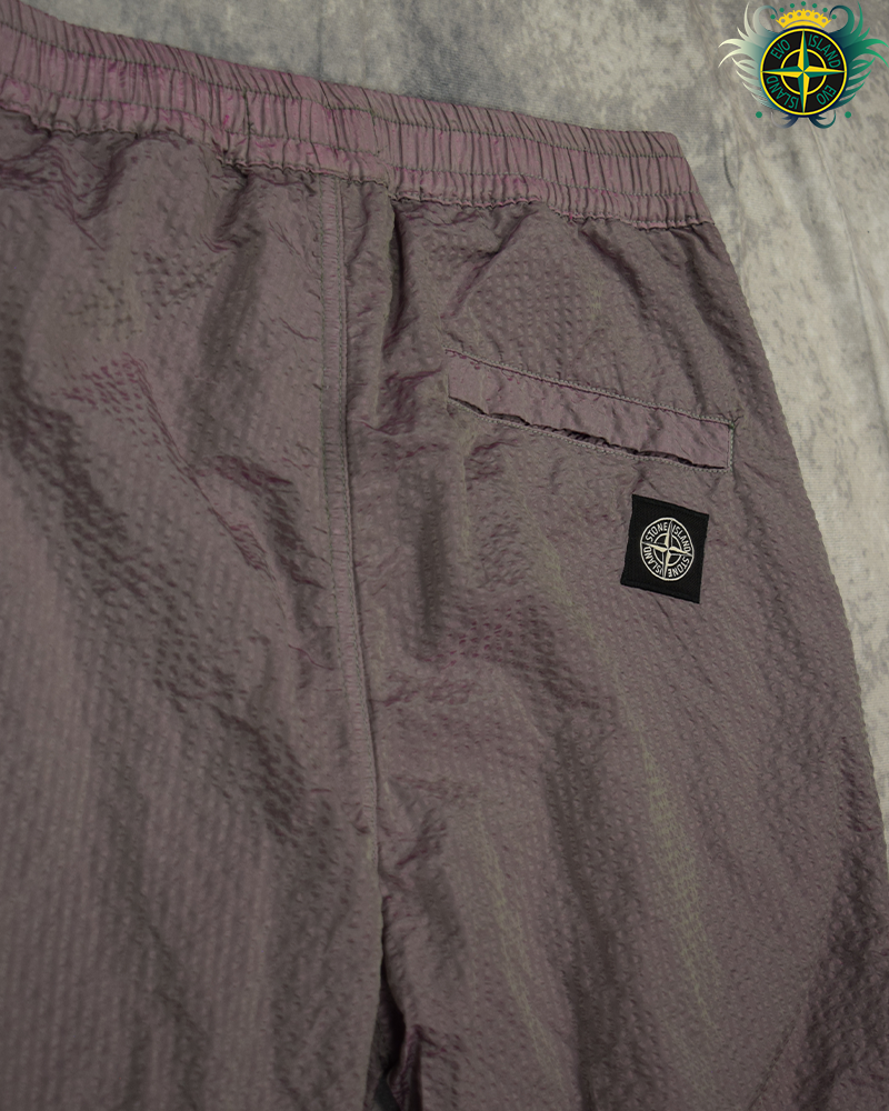 Stone Island Poly Colour Frame Joggers Purple