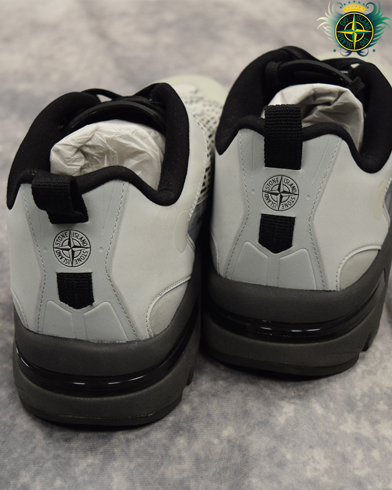 Stone Island Grime Trainers Black/White - UK9