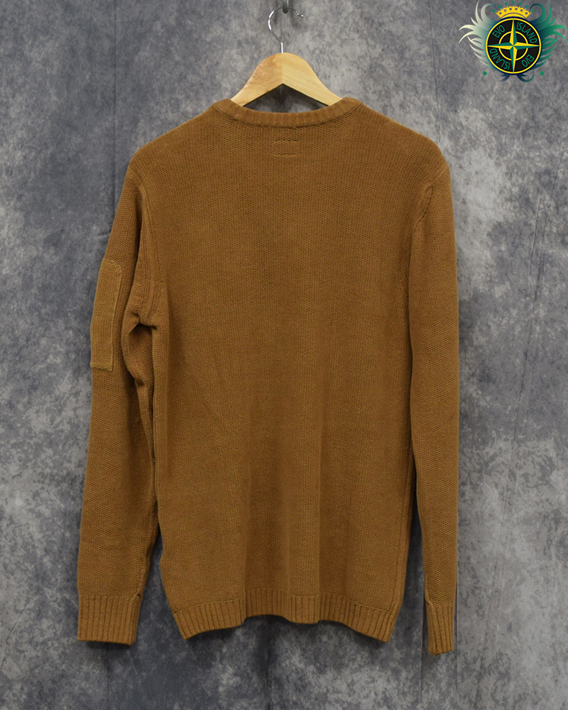 C.P Company Crewneck Lense Knit Brown - L