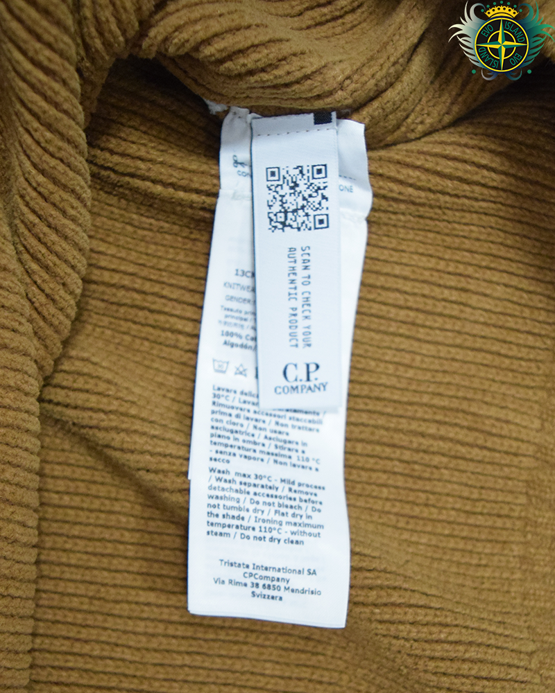 C.P Company Crewneck Lense Knit Brown - L