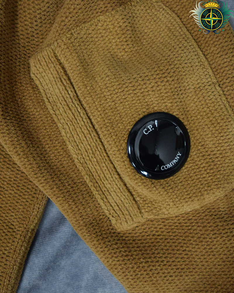 C.P Company Crewneck Lense Knit Brown - L