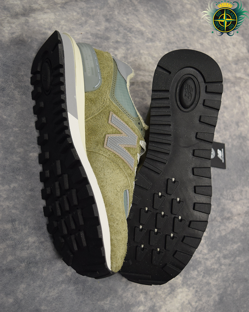Stone Island X New Balance 574 Legacy Trainers - UK 9.5
