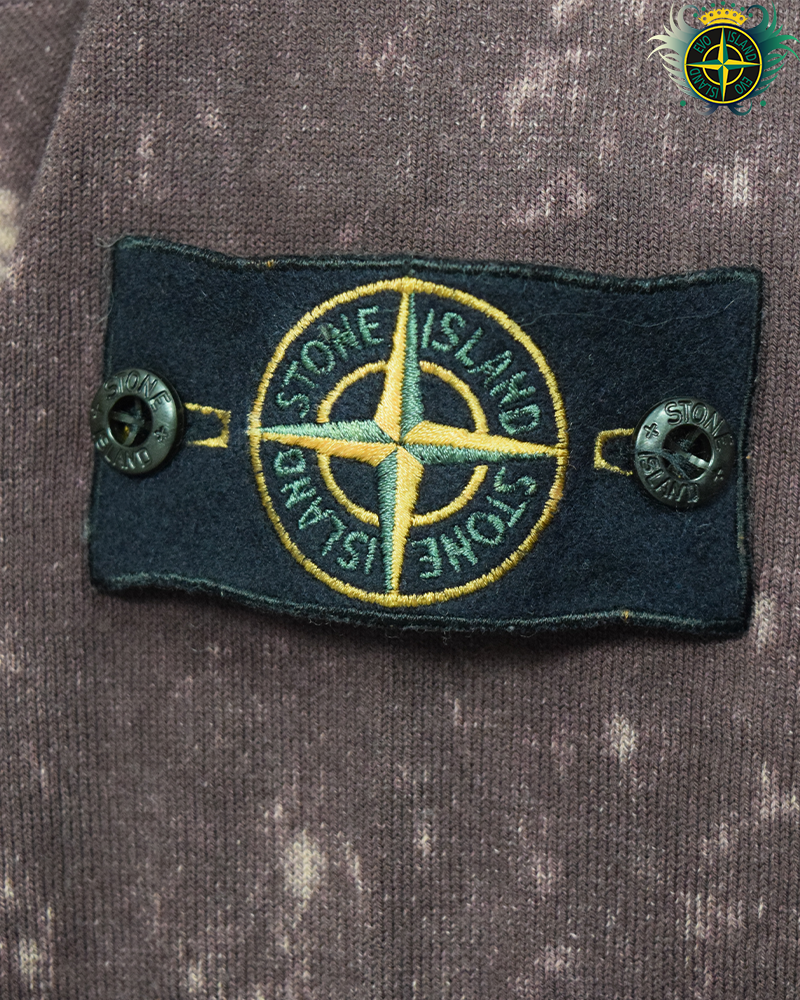 Stone Island Lightweight OVD Crewneck Burgundy - L