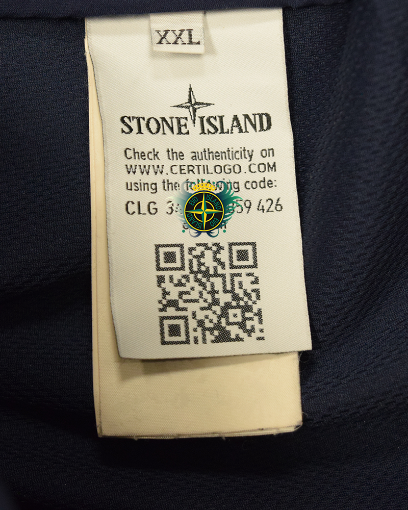 Stone Island Light Soft Shell-R Jacket Navy Blue - XXL