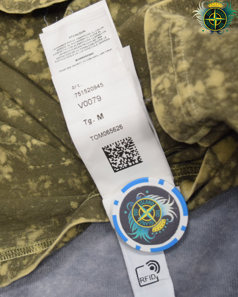 Stone Island OVD Spell Out Tshirt Khaki - M