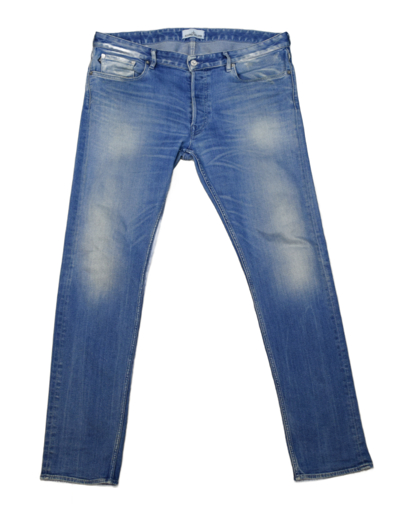 Stone Island Jeans Blue front view