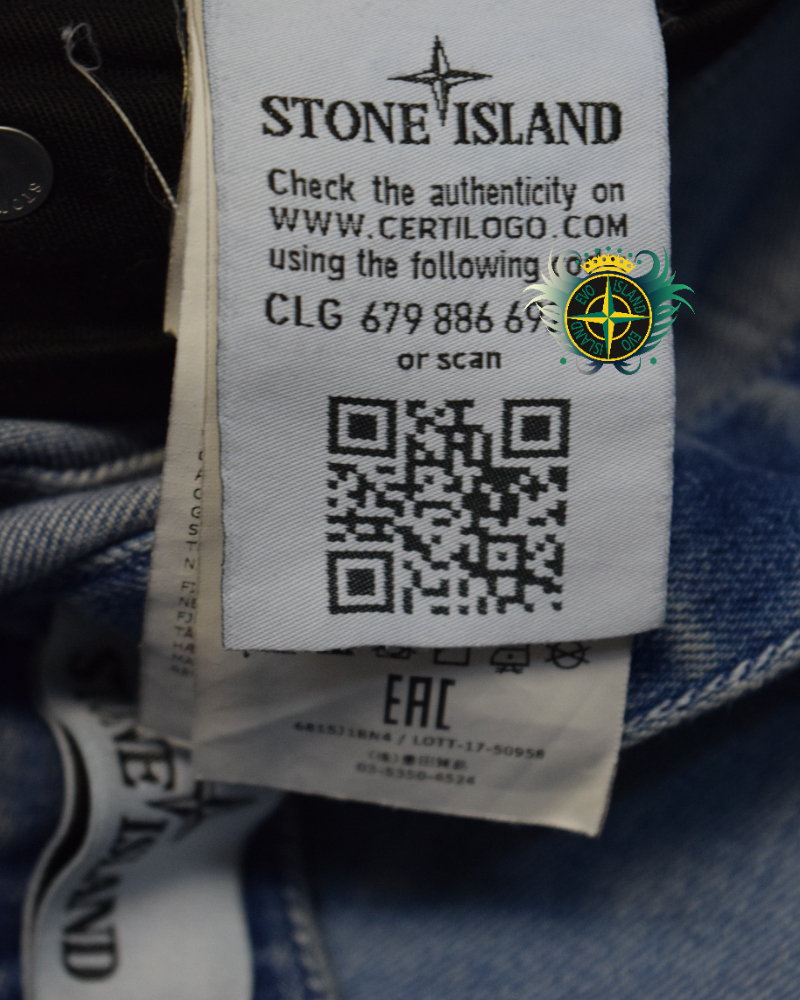 Stone Island Jeans Blue detail view