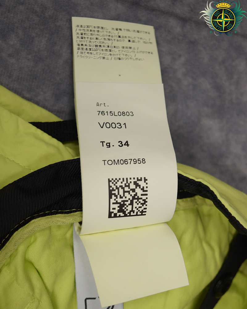 Stone Island Cotton Cargo Shorts Yellow - 34/RE