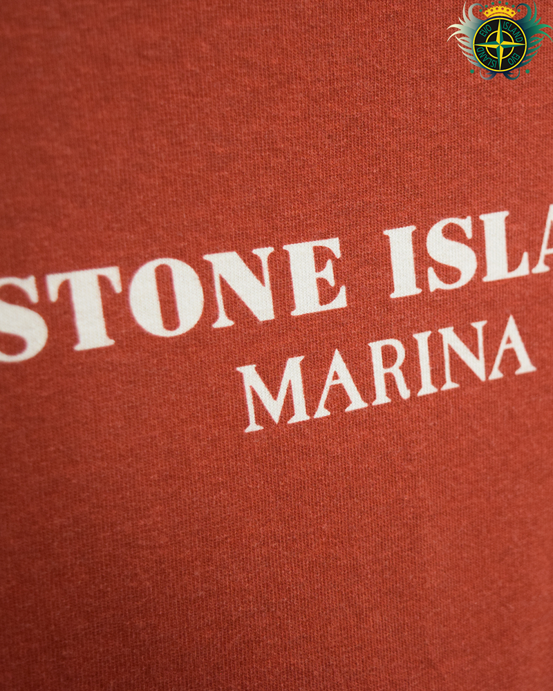 Stone Island Marina T-shirt Red Stripe - M