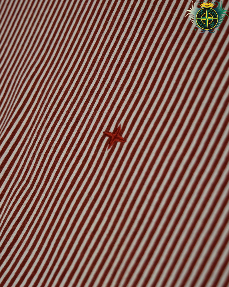 Stone Island Marina T-shirt Red Stripe - M
