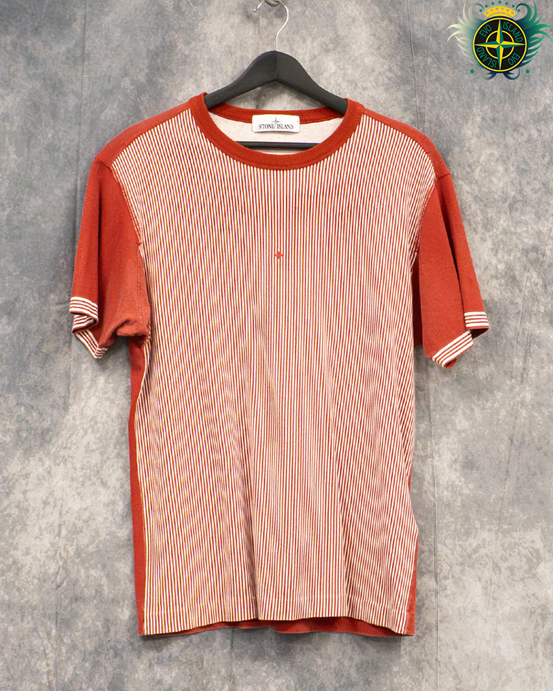 Stone Island Marina T-shirt Red Stripe - M