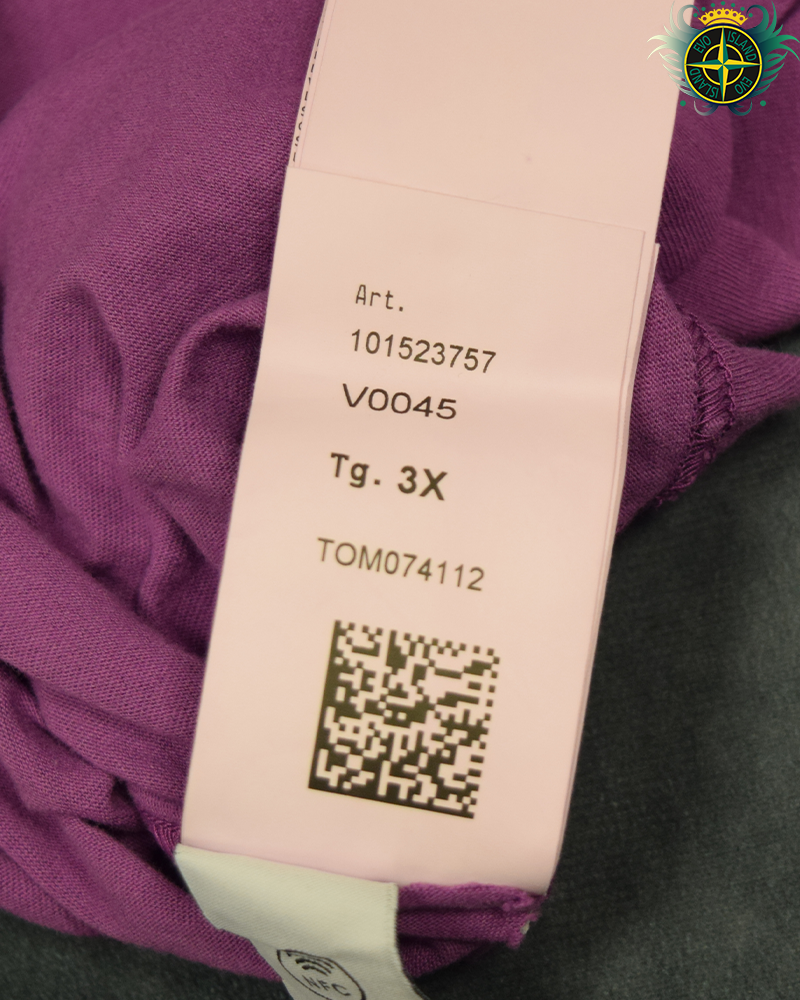 Stone Island Compass Patch T-shirt Purple - 3XL