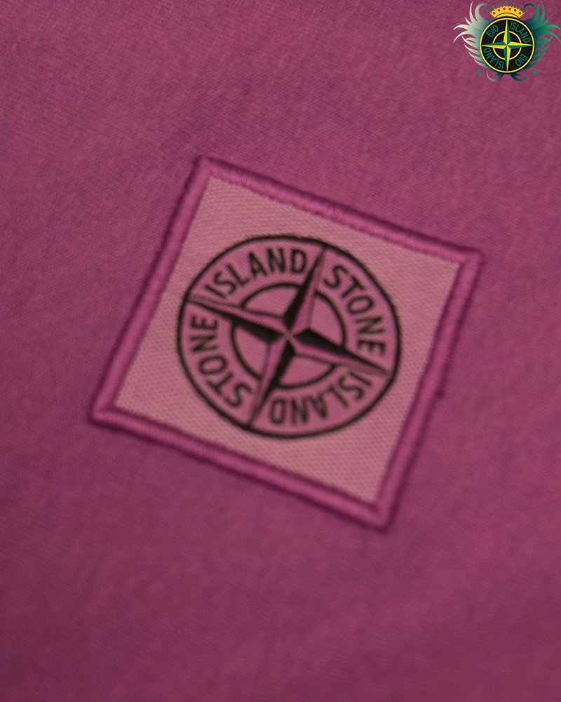 Stone Island Compass Patch T-shirt Purple - 3XL