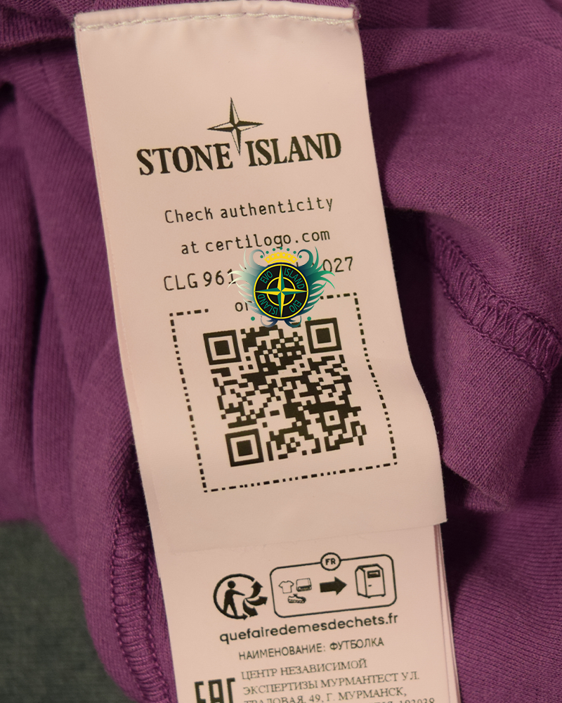 Stone Island Compass Patch T-shirt Purple - 3XL