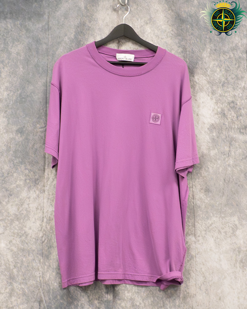 Stone Island Compass Patch T-shirt Purple - 3XL
