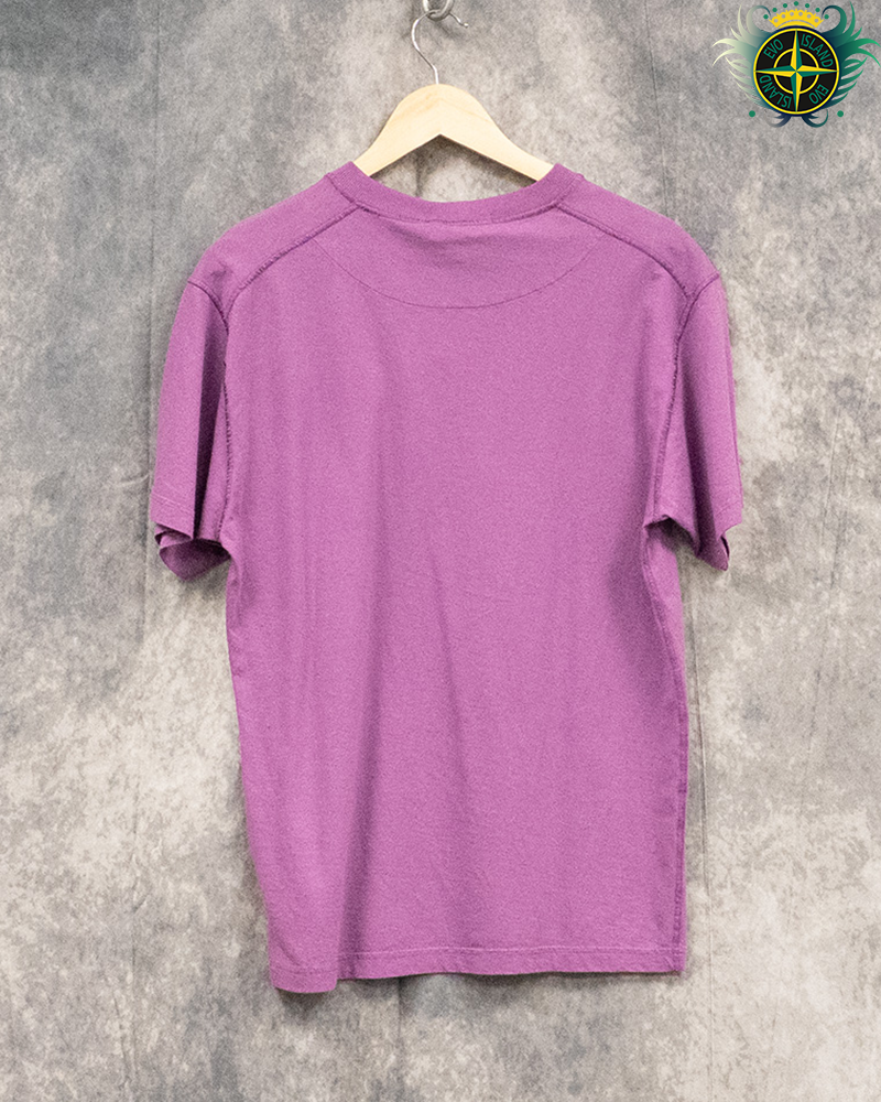 Stone Island Compass Patch T-shirt Purple - 3XL