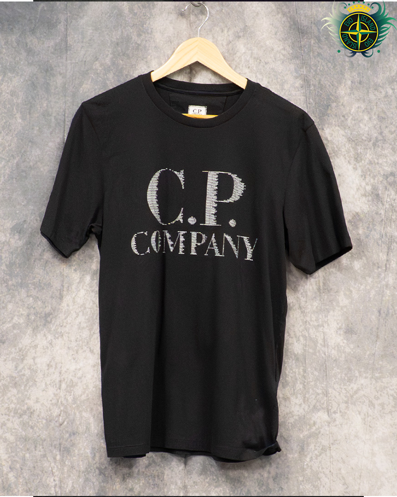 C.P Company Chest Print T-Shirt Black - S