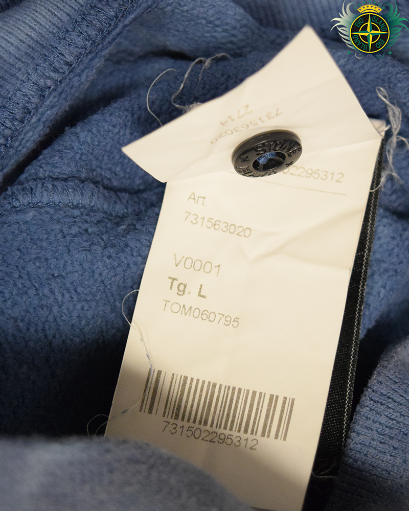 Stone Island Custom Crewneck Jumper Blue - L