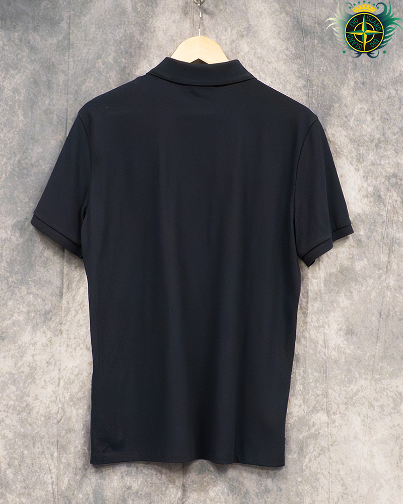 C.P Company Polo Shirt Navy Blue - M