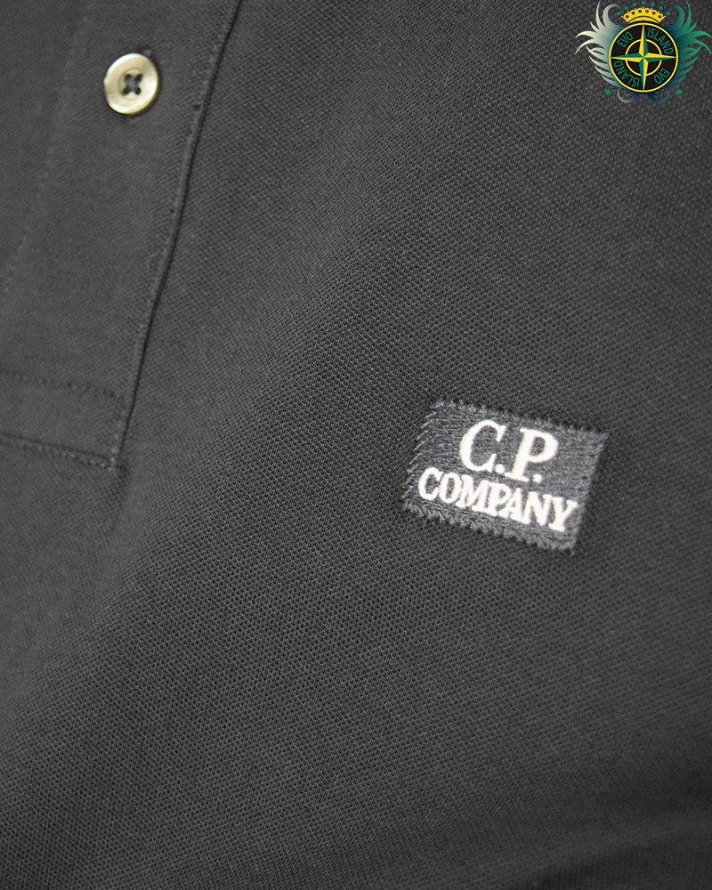 C.P Company Polo Shirt Navy Blue - M