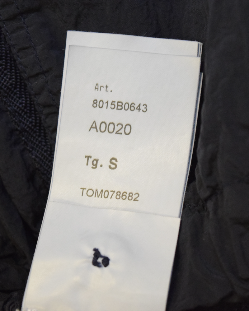 Stone Island Nylon Metal Patch Project Swim Shorts Navy Blue detail view