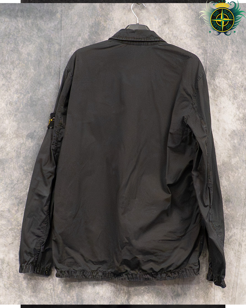 Stone Island Cotton Overshirt Navy Blue - L