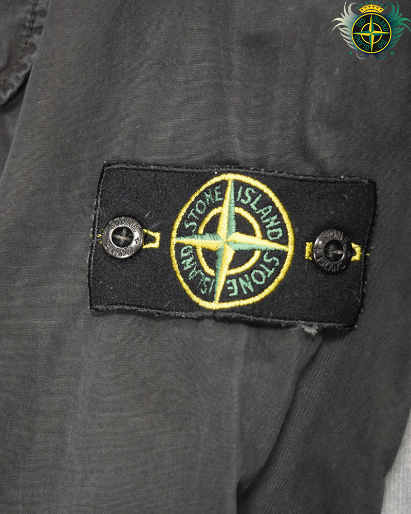 Stone Island Cotton Overshirt Navy Blue - L