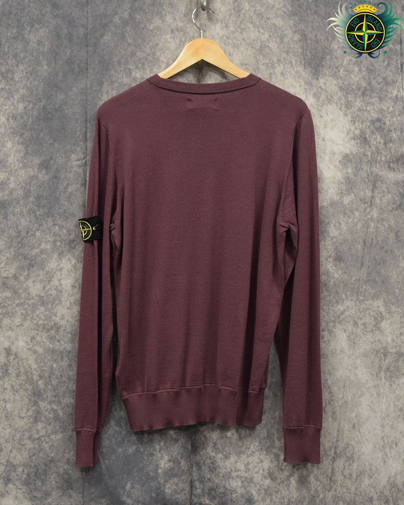 Stone Island Lightweight Knit Plum - L