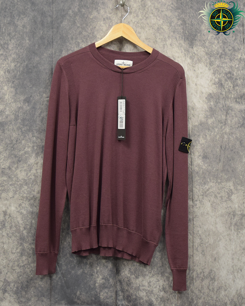 Stone Island Lightweight Knit Plum - L