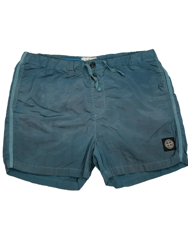 Stone Island Nylon Metal Swimmers Turquoise - M