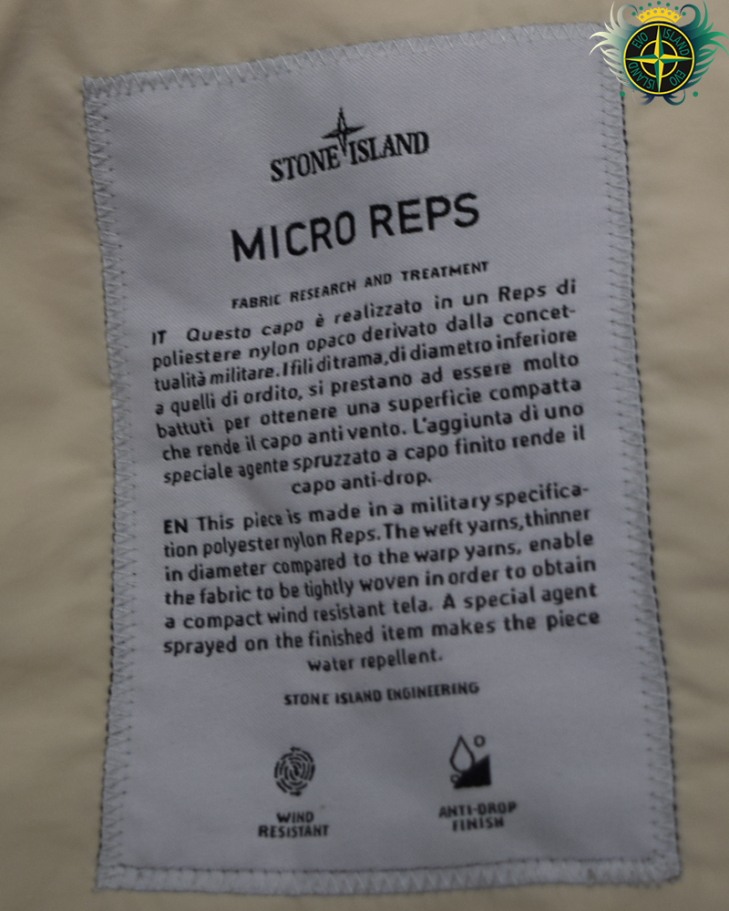 Stone Island Micro Reps Jacket Cream - L