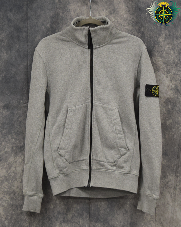 Stone Island Full Zip Sweatshirt Grey - S