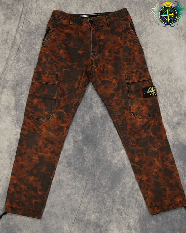 Stone Island Red Tortoise Shell Cargos - 30/RET