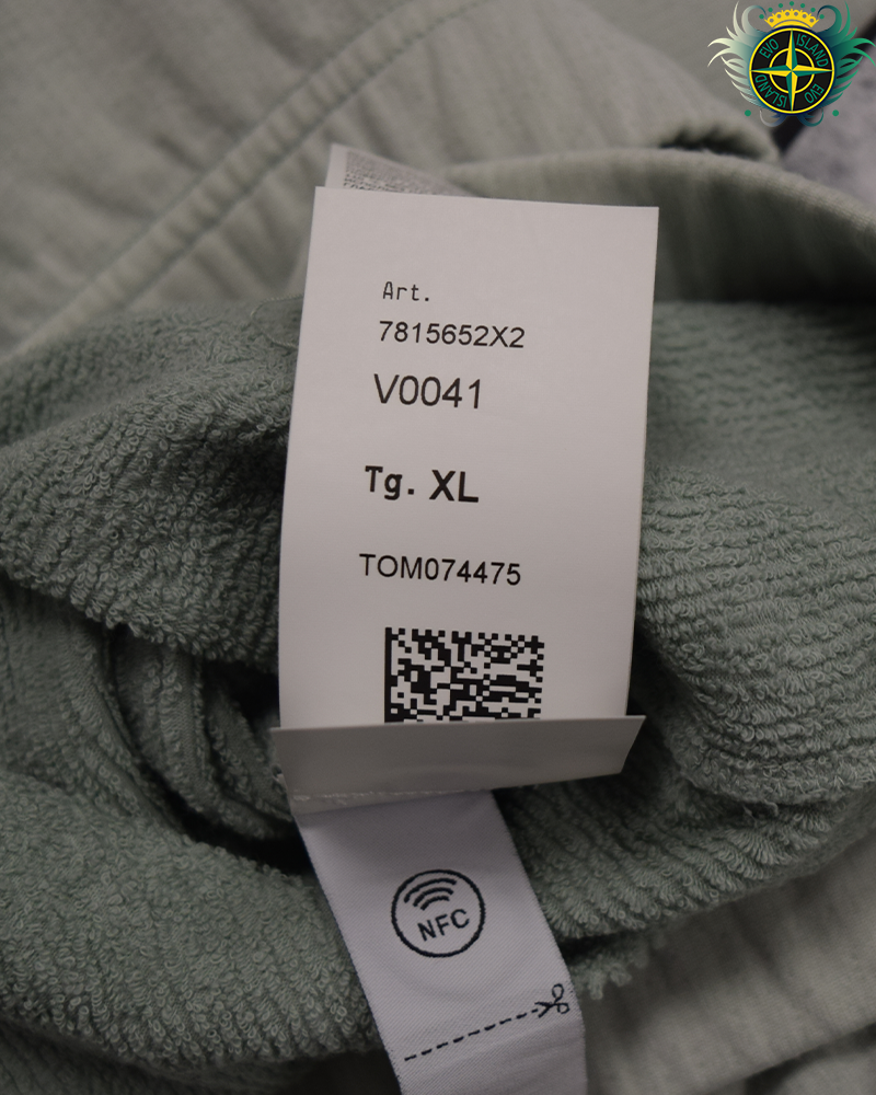 Stone Island Marina Reflective Crewneck Sage Green - L