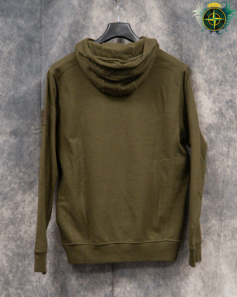 Stone Island Ghost Piece Pullover Hoodie Green