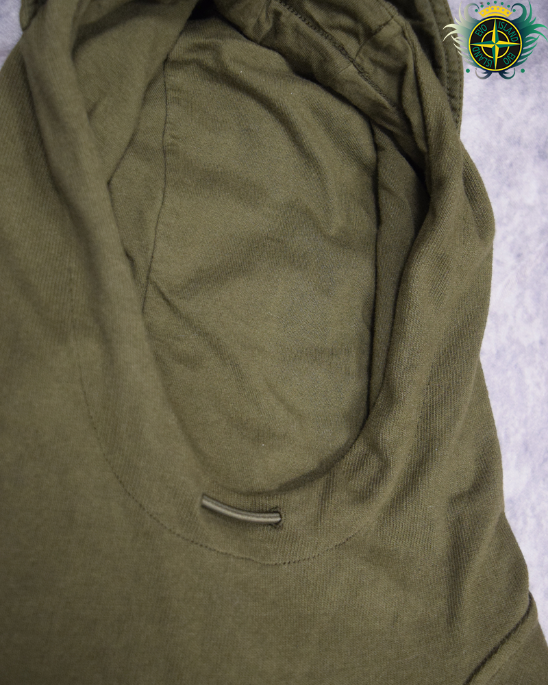 Stone Island Ghost Piece Pullover Hoodie Green