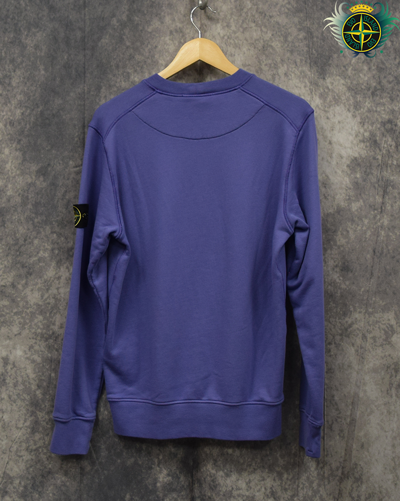 Stone Island Purple Crewneck
