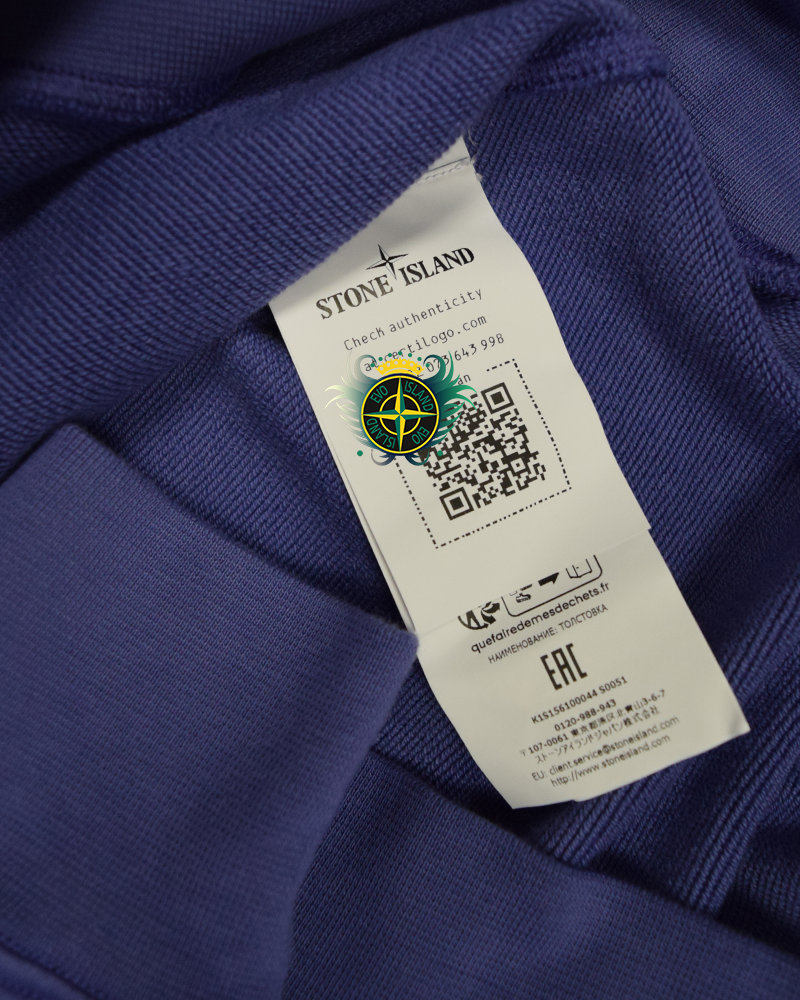 Stone Island Purple Crewneck