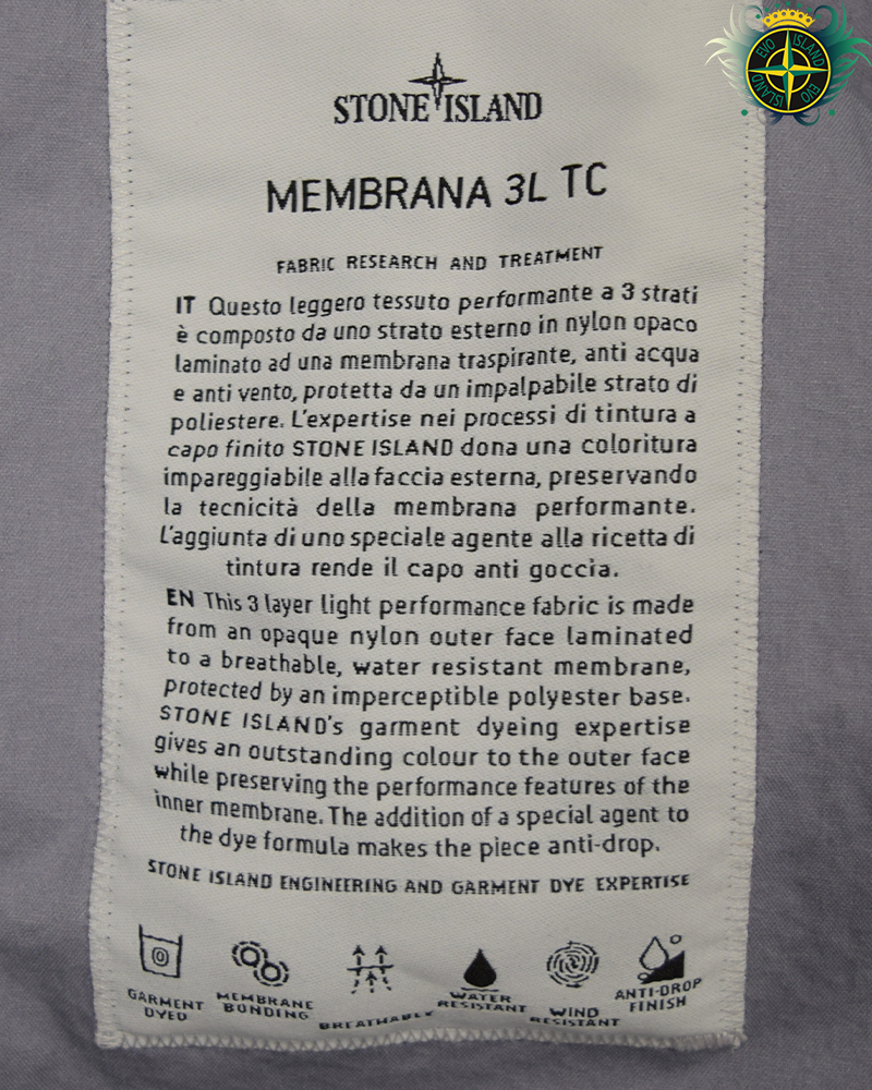 Stone Island Membrana 3L TC Jacket Purple - XXL