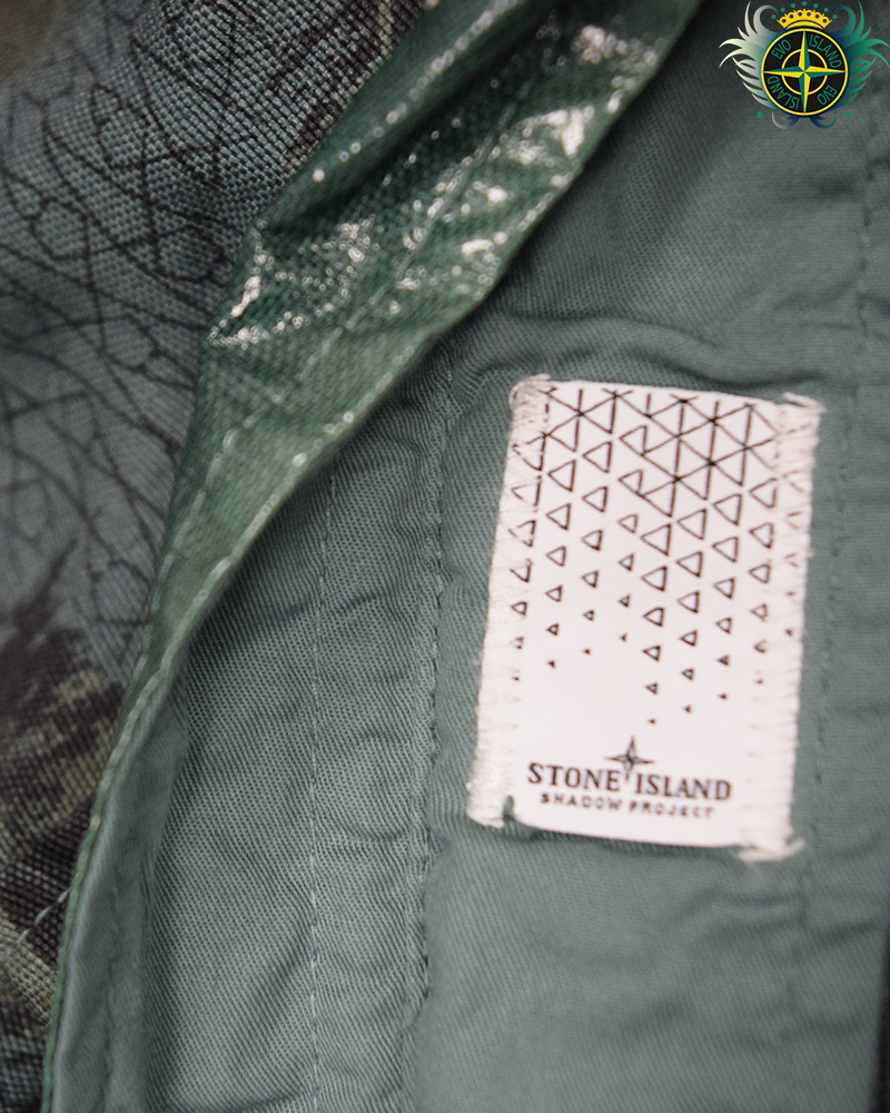 Stone Island Shadow Project Printed Linen Cordura TC Jacket Green - XL