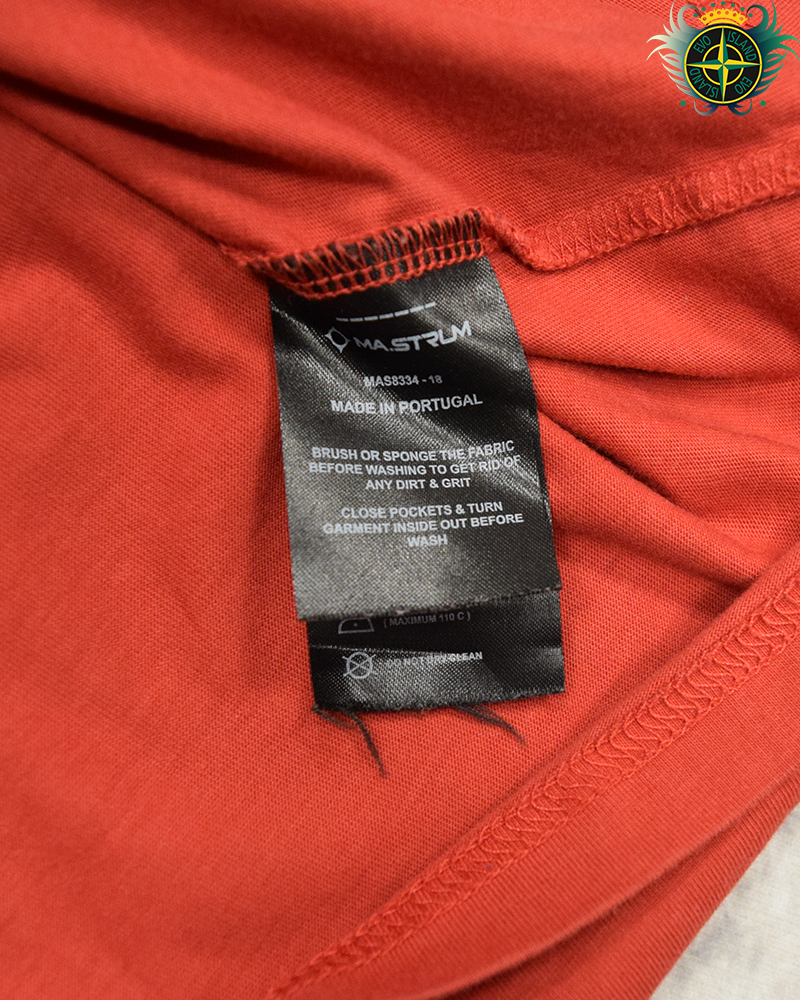 MA.strum Box Logo T-shirt Red