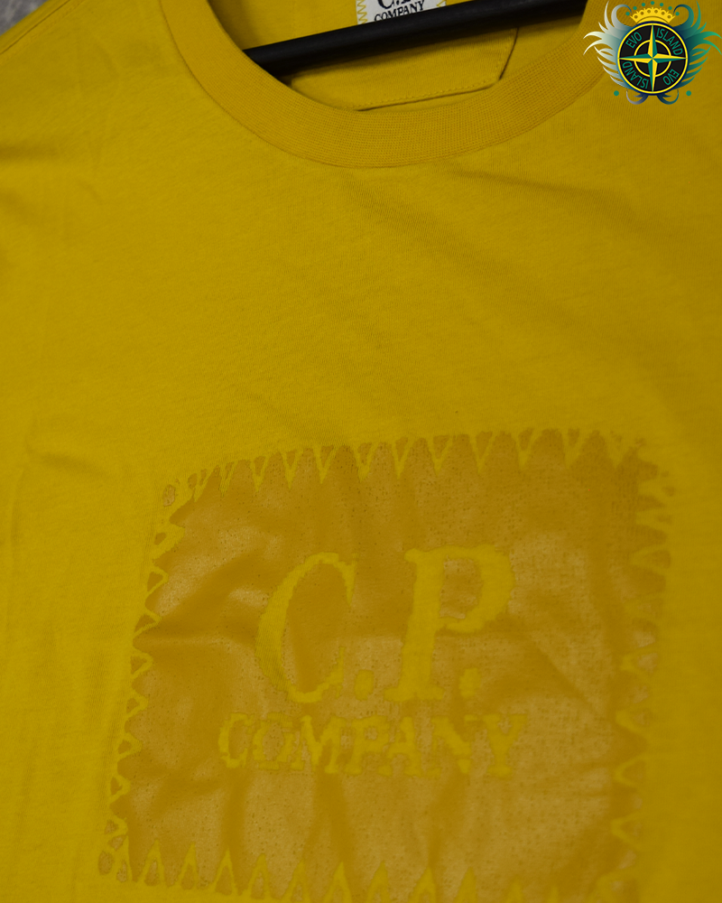 C.P Company Spell Out T-shirt Yellow