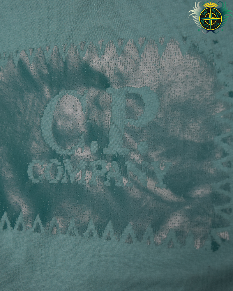 C.P Company Spell Out T-shirt Turquoise - XXL