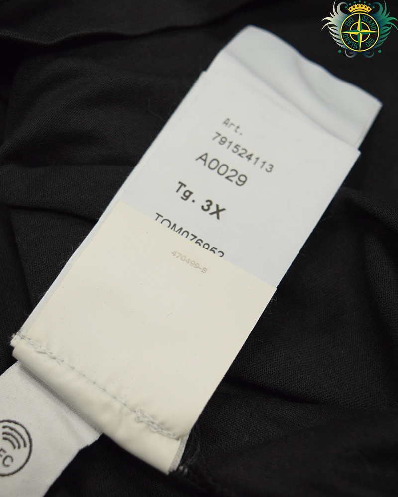 Stone Island Compass Patch T-shirt Black - 3XL