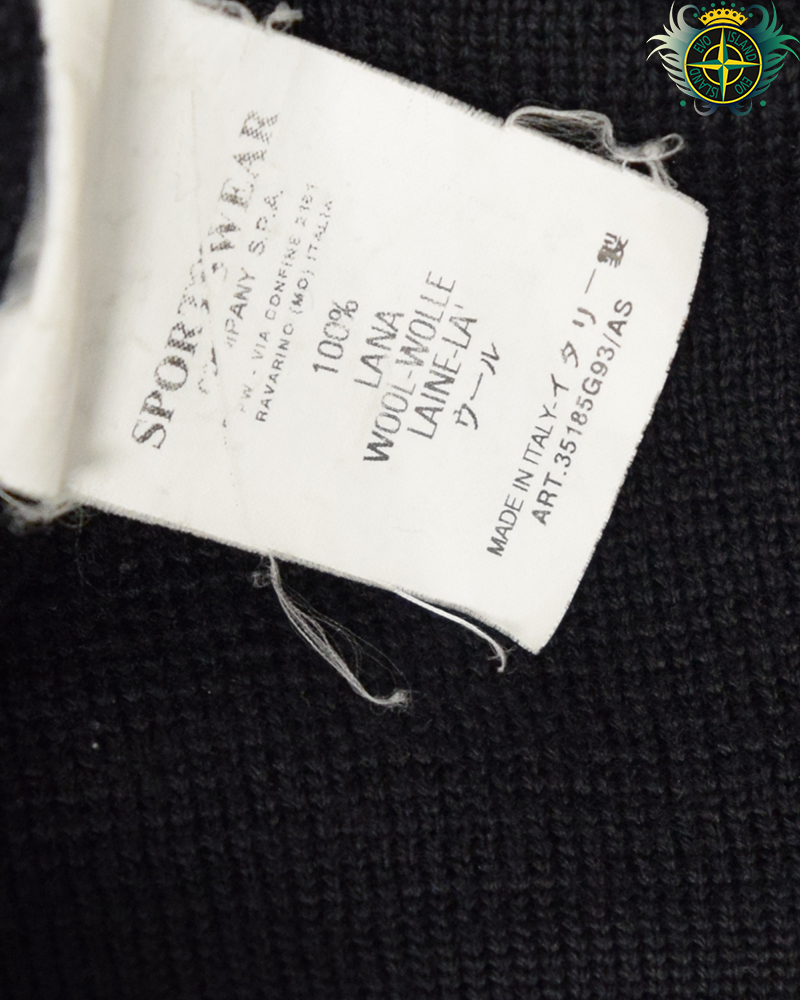 C.P Company Vintage Knit Jumper Black
