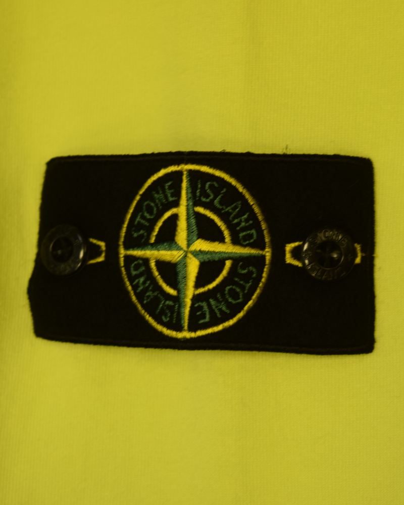 Stone island Crewneck Sweatshirt yellow detail view